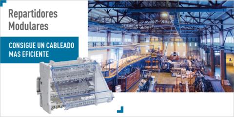 Los nuevos repartidores modulares escalonados de Legrand facilitan la distribución del cableado eléctrico