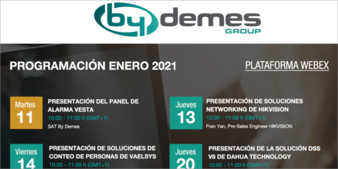 Nuevos webinars de By Demes sobre sistemas de intrusión e IoT para viviendas inteligentes
