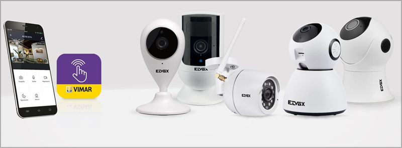 Cámaras wifi Elvox CCTV de Vimar. 