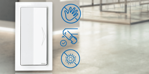 Soluciones sin contacto físico de Eltako para espacios con alta afluencia de personas