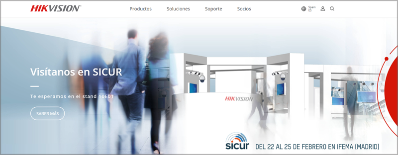 Hikvision participa en SICUR.