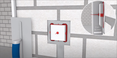 Serie Berker R.8 de Hager: instalación del dispositivo