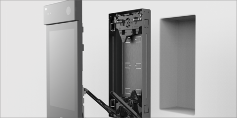 Vídeo explicativo de instalación de 2N IP Style para montaje empotrado usando el mecanismo de elevación