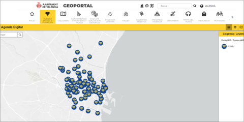 La ciudad de Valencia cuenta con 91 nuevos puntos de acceso a Internet gratuitos en edificios públicos
