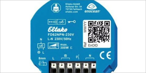 El actuador de radio regulador universal de Eltako es compatible con diferentes tipos de pulsadores