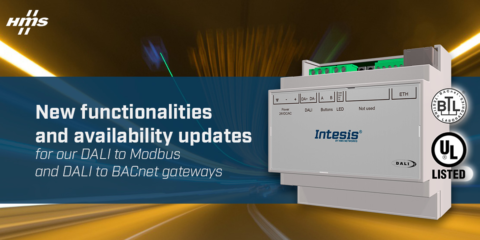 Intesis incorpora nuevas funcionalidades y actualizaciones de disponibilidad a las pasarelas DALI