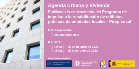Abierta la convocatoria de ayudas a entidades locales para la rehabilitación de edificios públicos