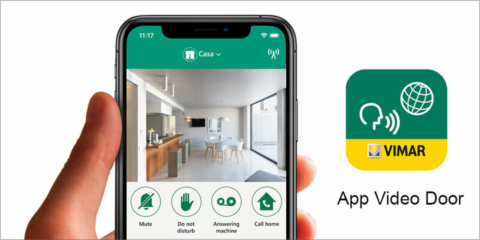 Llamadas directas al smartphone con las soluciones de videoportero IP Riserless de Vimar