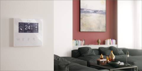 La nueva versión del panel táctil Flat Display de Zennio integra un sensor de humedad