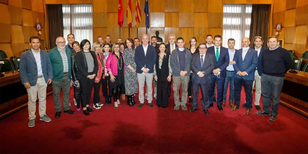 Evento presentación del Ayuntamiento de Zaragoza.