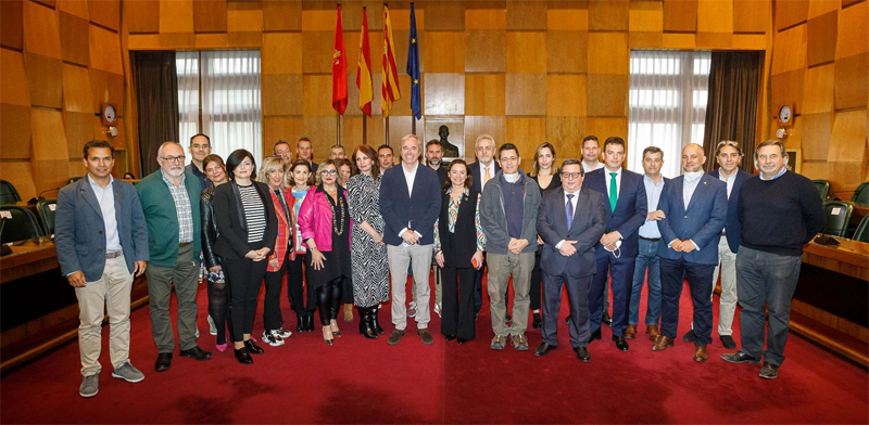 Evento presentación del Ayuntamiento de Zaragoza. 