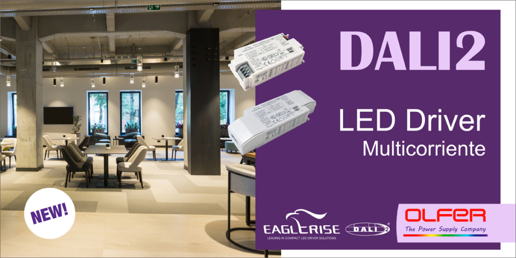 LED driver regulador DALI2, Electrónica OLFER.