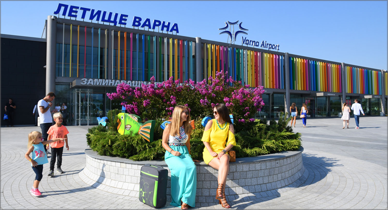 Aeropuerto Varna de Bulgaria.