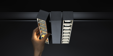 El diseño flexible de la luminaria Sceno de Zumtobel ofrece múltiples aplicaciones en el sector minorista