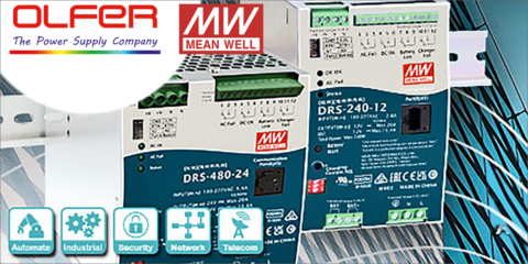 Nuevas fuentes de alimentación de seguridad inteligentes, distribuidas por Electrónica OLFER