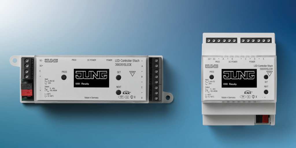 Controladores LED KNX de Jung.