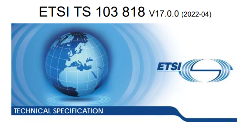 Especificación ETSI.