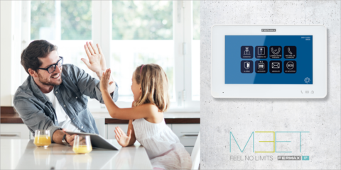La gama MEET de Fermax añade el monitor IP NEO para centralizar las funciones de seguridad de viviendas