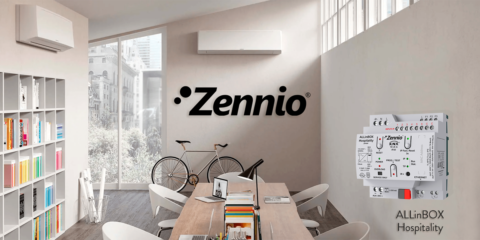 Control de la unidad de fan coil de habitaciones de hotel con el nuevo ALLinBOX Hospitality de Zennio