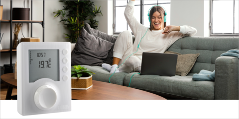 Control personalizado, eficiente y sostenible de la calefacción con el termostato inteligente de Delta Dore