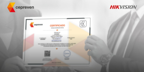 Las cámaras con tecnología de detección térmica de Hikvision obtienen el certificado Cepreven