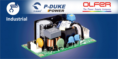Serie TAD50, las nuevas fuentes de alimentación open frame distribuidas por Electrónica OLFER