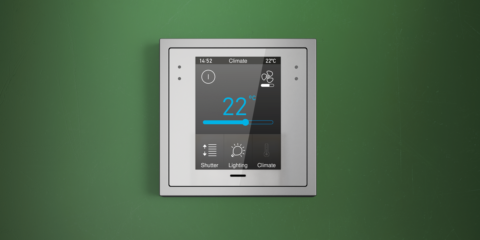 Z28, la pantalla táctil más pequeña de Zennio para el control de la vivienda inteligente