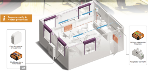 Domotización de las construcciones modulares con la gama de productos EnOcean de NodOn