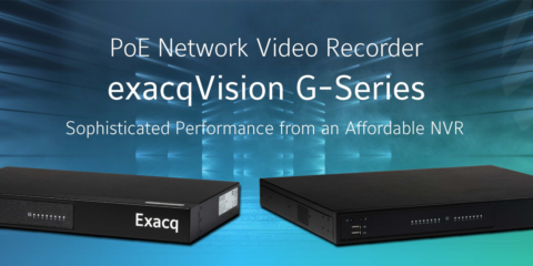 Nueva serie exacqVision G PoE NVR, tema principal del próximo webinar de Tyco