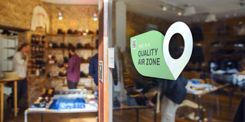 El sello Quality Air Zone de Airzone identifica los espacios interiores con buena calidad del aire