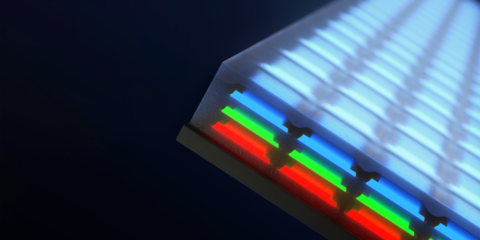 Pantallas de realidad virtual más inmersivas con el nuevo método de apilar los diodos LED del MIT