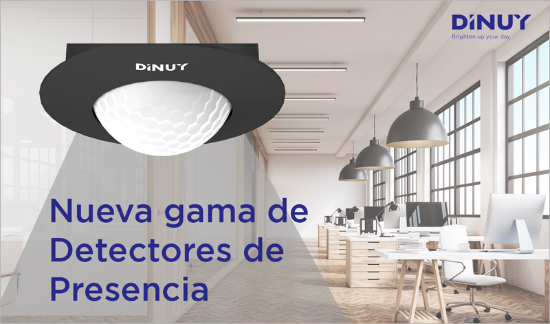 Detectores de presencia Dinuy.