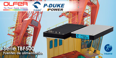 Nuevas fuentes de alimentación TBF500 para entornos difíciles distribuidas por Electrónica OLFER