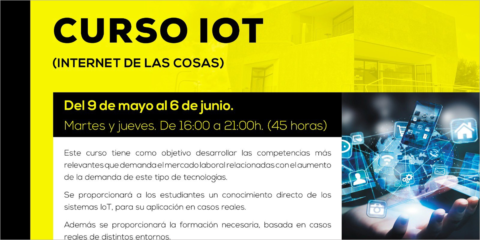 El Lab Nucia ofrecerá un curso sobre IoT para impulsar las competencias tecnológicas de los profesionales