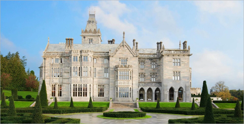 Hotel Adare Manor en Irlanda. 