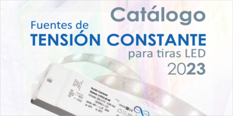 Electrónica OLFER publica su nuevo catálogo de fuentes de tensión constante de tiras LED 2023