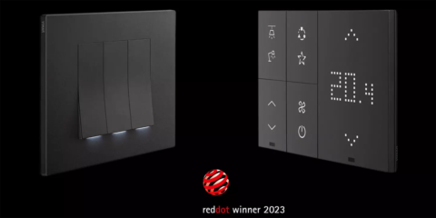 La serie Linea y la plataforma XT de Vimar, galardonadas en el Red Dot Award 2023