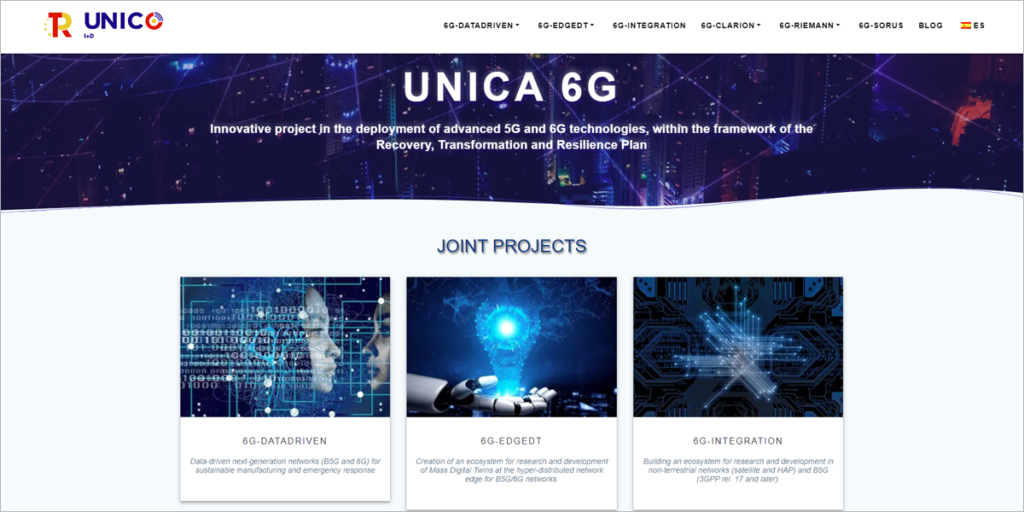 Proyecto 6G-Datadriven de la UC3M.