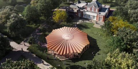 El pabellón Serpentine 2023 se iluminará con los bolardos de Zumtobel y los proyectores de Thorn