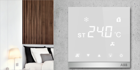 El controlador de temperatura ABB Caldion ofrece una gestión eficiente y personalizada de la climatización