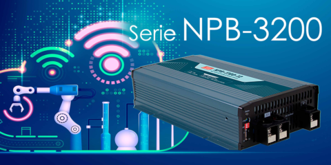 Nuevo cargador inteligente de la serie NPB-3200 distribuido por Electrónica OLFER