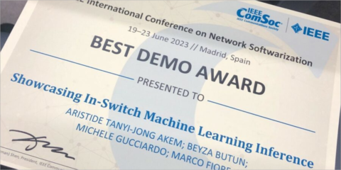 IMDEA Networks investiga sobre la inferencia de aprendizaje automático en el interruptor