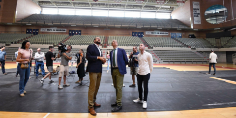 Mejora de la infraestructura de comunicaciones e iluminación del Palacio de los Deportes de Murcia