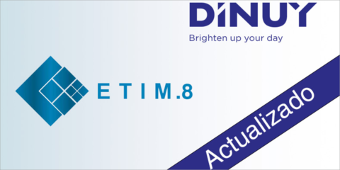 El catálogo de productos de Dinuy se actualiza en ETIM 8 para mejorar la experiencia de los profesionales