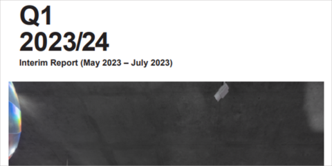 El Grupo Zumtobel presenta el informe del primer trimestre del ejercicio financiero 2023/2024