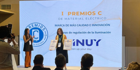Dinuy, galardonado por la calidad e innovación de sus detectores de presencia y reguladores de luz