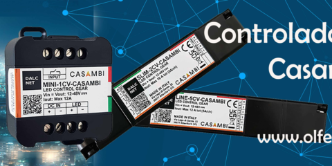 Electrónica OLFER presenta los nuevos controladores regulables con tecnología Casambi