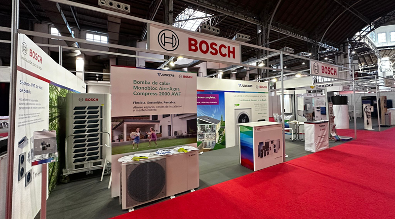 Stand de Junkers Bosch en Efintec.