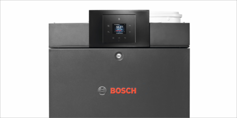 La nueva caldera Condens 7000 WP de Bosch admite control inteligente para aplicaciones comerciales