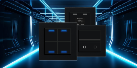 MDT lanza el nuevo acabado en negro para sus dispositivos KNX de la gama 55